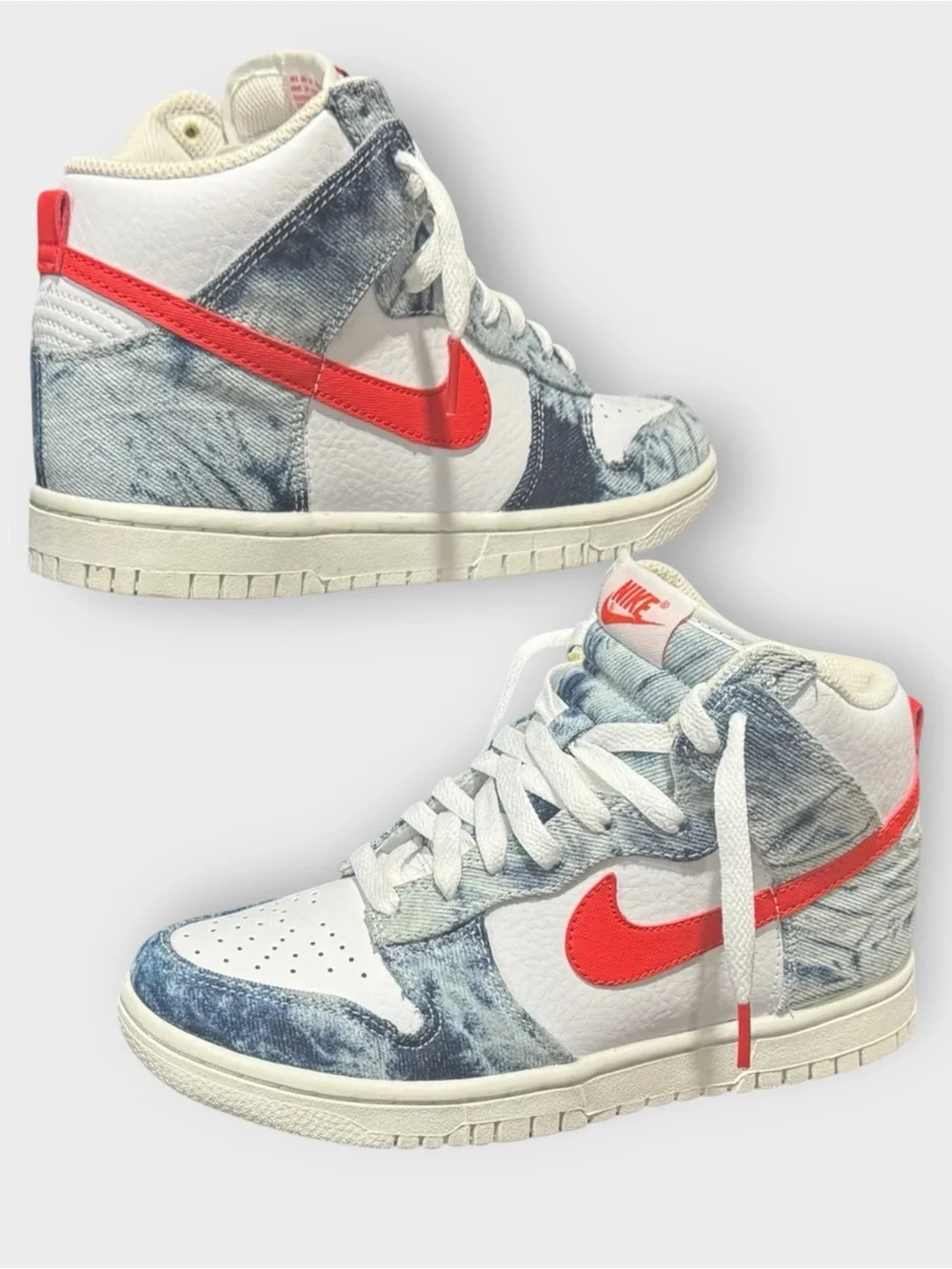 Nike Dunk High FLS “Washed Denim” | Women’s 6.5 | EUC